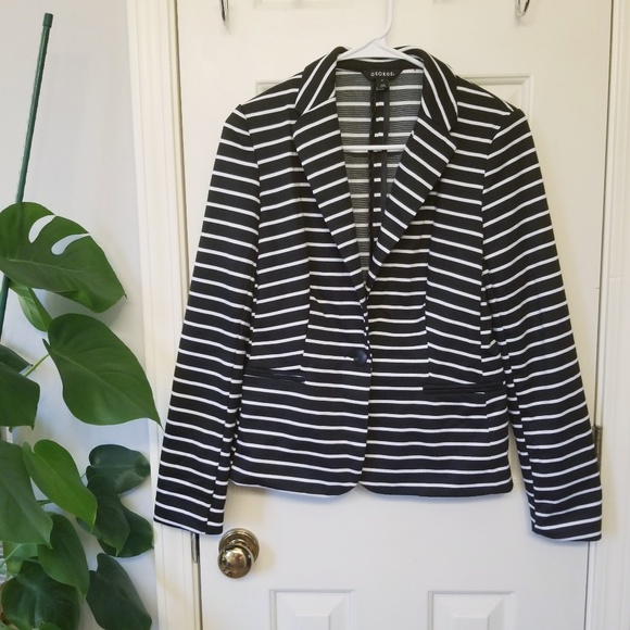 George Jackets & Blazers - Black and white Career suiting blazer
